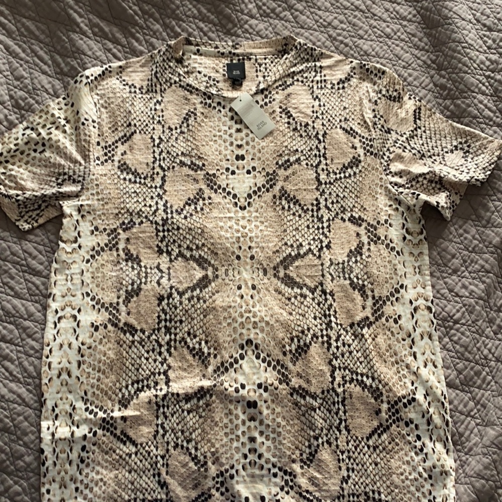 River island asos male python shirt